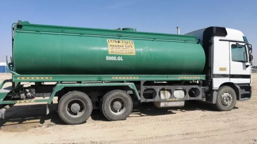 5000 gallon water tanker