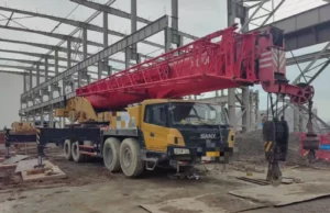 100 ton heavy mobile crane for rent ajman